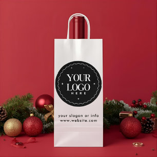 Sacola Para Vinho Logotipo Personalizado da Empresa Presente Empre