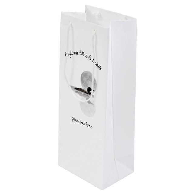 Sacola Para Vinho Loon Under Full Moon Wine Gift Bag (Frente inclinada)