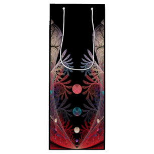 Sacola Para Vinho Malabarismo Abstrato Fantasia Moderna Arte Fractal