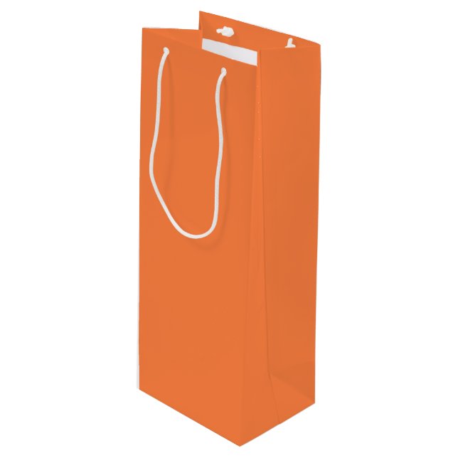 Sacola Para Vinho Mango Orange Wine Gift Bag (Frente inclinada)