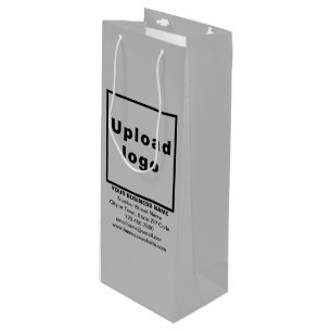 Sacola Para Vinho Marca de negócios na bolsa de presente de vinho pa