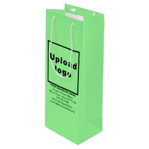 Sacola Para Vinho Marca de negócios no saco de presentes de vinho ve