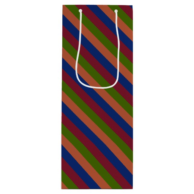 Sacola Para Vinho Marinho Verde (Frente)