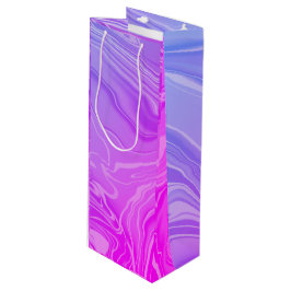 Sacola Para Vinho Mármore Chic Elegante Moderno Tendência