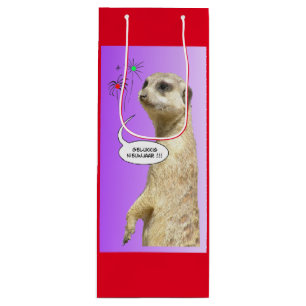 Sacola Para Vinho Meerkat RED Wine Bag, em Nova Iorque