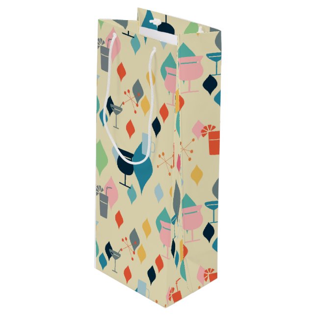 Sacola Para Vinho Meio século - Bebidas Modernas (Frente inclinada)