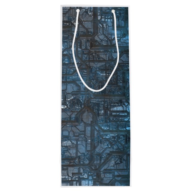 Sacola Para Vinho metallica (Verso)