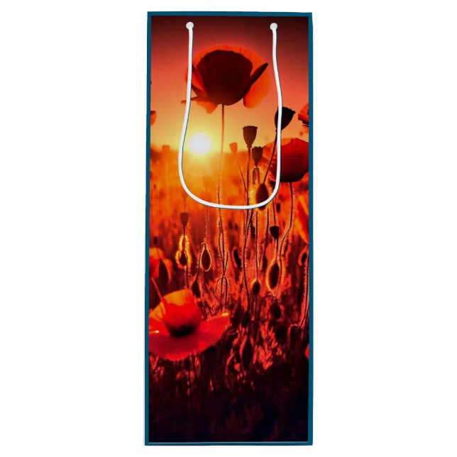 Sacola Para Vinho Mohn im Gegenlicht (Frente)