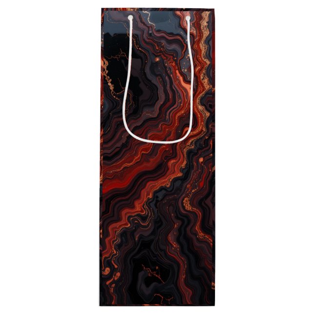 Sacola Para Vinho Molten Veins (Frente)