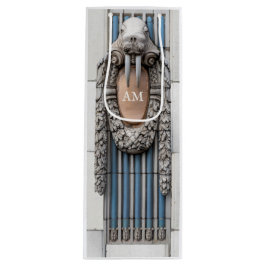 Sacola Para Vinho Monograma Personalizado da Escultura Beaux Arts Wa