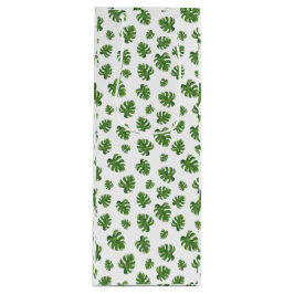 Sacola Para Vinho Monstera Leaf Wine Gift Bag