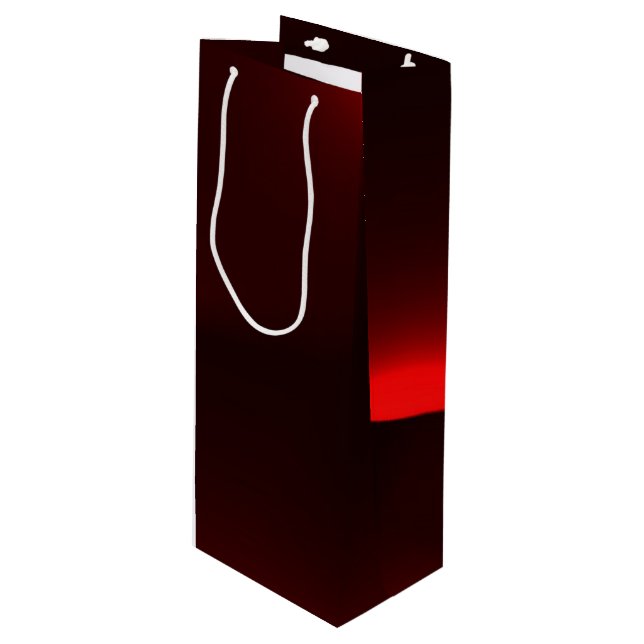 Sacola Para Vinho Morango E Luzes Negras (Frente inclinada)