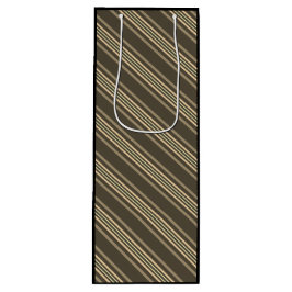 Sacola Para Vinho Motif lignes gris et sepia