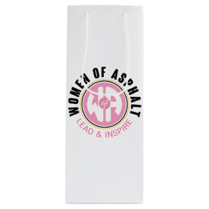 Sacola Para Vinho Mulheres do Saco de Presente de Asfalto