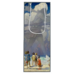 Sacola Para Vinho N.C. Wyeth O Gigante 1923 Ilustração Vintage