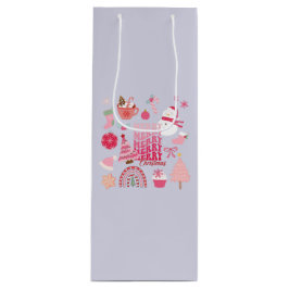 Sacola Para Vinho Natal moderno