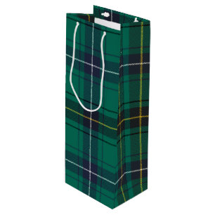 Sacola Para Vinho Natal Tartan Clan Henderson Xadrez Verificação V