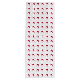 Sacola Para Vinho natal vermelho branco do Papai Noel