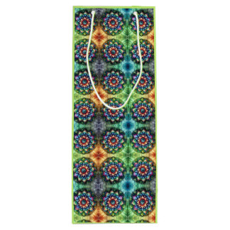 Sacola Para Vinho Neon Mandala - Retromoderno Celestial