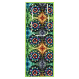 Sacola Para Vinho Neon Mandala - Retromoderno Celestial