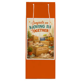 Sacola Para Vinho New Home/Moving In Congratulations Wine Bag
