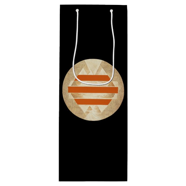 Sacola Para Vinho Nikias Logo (Frente)