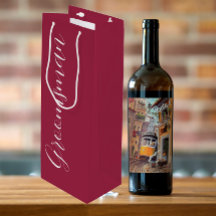 Noivo Casamento Letra Estilizada Vermelho Vinho
