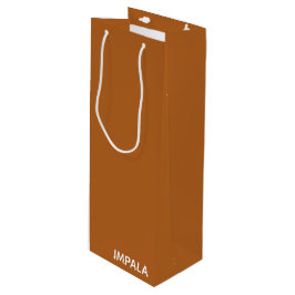 Sacola Para Vinho Nome da cor castanho do Impala