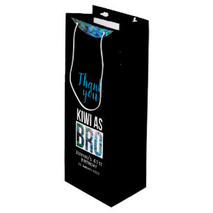 SACOLA PARA VINHO NOVA ZEALAND KIWI PESSOAL COMO BRO WINE GIFT BAG
