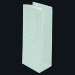 Sacola Para Vinho Nuvem de Menta<br><div class="desc">🌿 Nuvem de Hortelã</div>