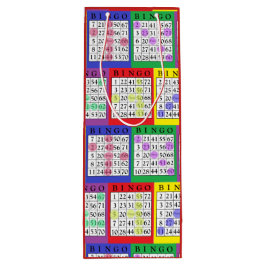Sacola Para Vinho O BINGO colorido do divertimento carda o saco do