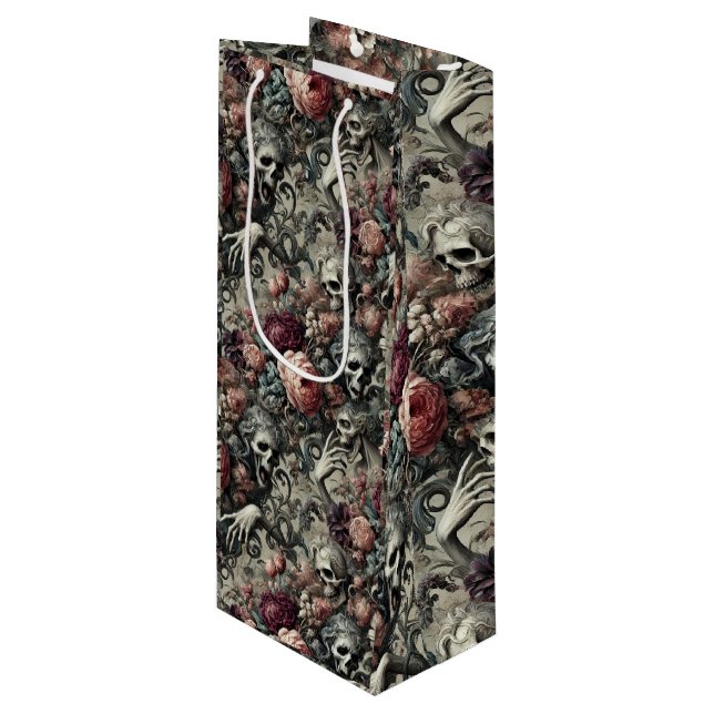 Sacola Para Vinho O Fim do Desmoronamento - Vitoriano Gótico (Frente inclinada)