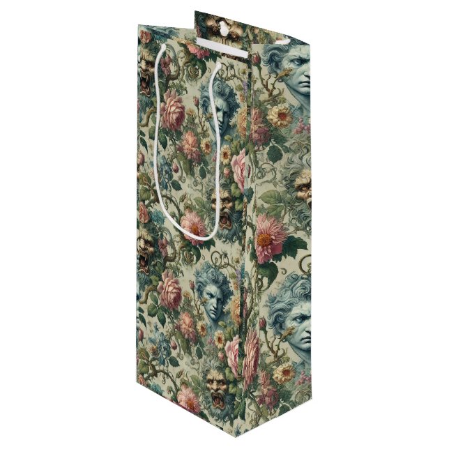 Sacola Para Vinho O uso ceruliano - Vitoriano gótico (Frente inclinada)