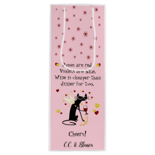 Sacola Para Vinho O vinho é mais barato do que o Jantado para 2 Namo