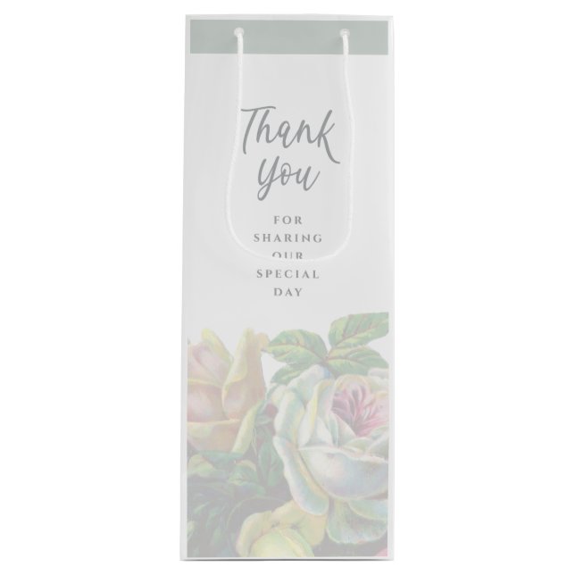 Sacola Para Vinho Obrigado Gift Bag (Frente)