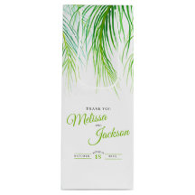 obrigados de casamento de palmeiras tropicais são 