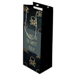 Sacola Para Vinho Obrigados para o convite!