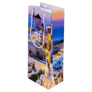 Sacola Para Vinho Oia Santorini