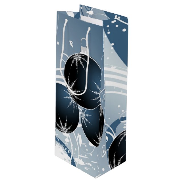 Sacola Para Vinho Ornamentos De Lixo E De Esparto, Saco De Presente  (Frente inclinada)