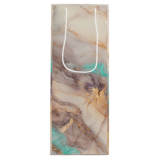 Sacola Para Vinho Ouro (Frente)