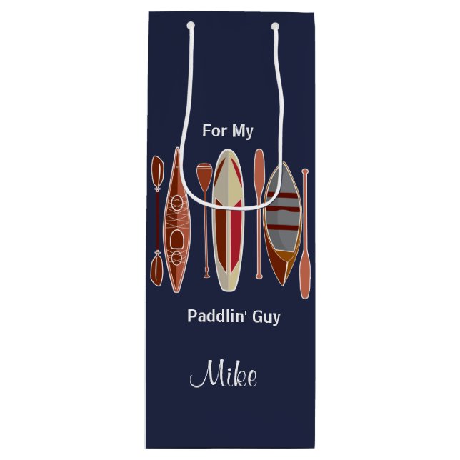 Sacola Para Vinho Paddle Passion (Frente)