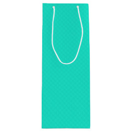 Sacola Para Vinho Padrão Azul Aqua