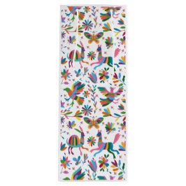 Sacola Para Vinho Padrão Brilhante do estilo Otomi mexicano