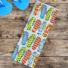 Sacola Para Vinho Padrão de Chinelos de Verão