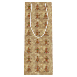 Sacola Para Vinho Padrão de Cookies de Gingerpão