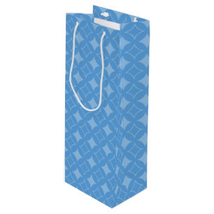 Sacola Para Vinho Padrão de entrega azul-escuro