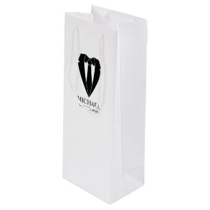 Sacola Para Vinho Padrinhos de casamento personalizados de ninar e g