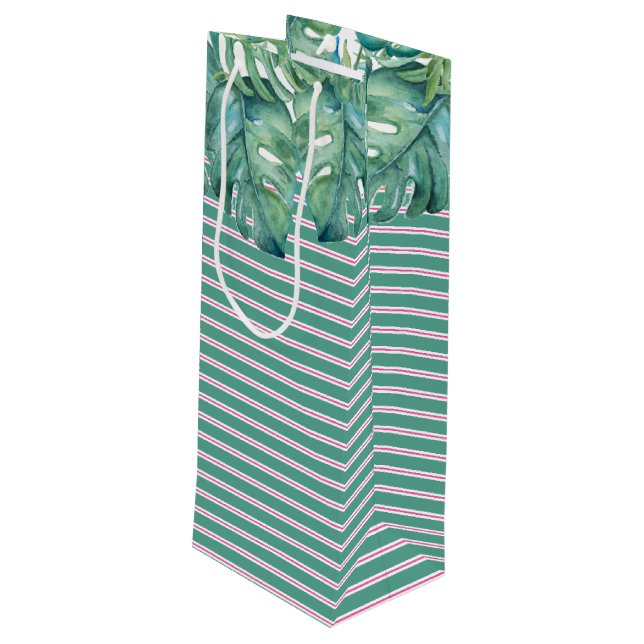 Sacola Para Vinho Palm Beach Christmas Wine Gift Bag (Verso inclinado)