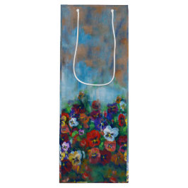 Sacola Para Vinho Pansy Gift Bag