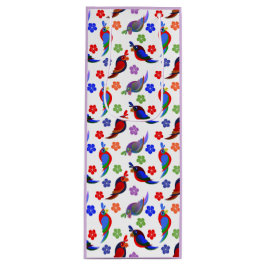 Sacola Para Vinho Papagaios e flores